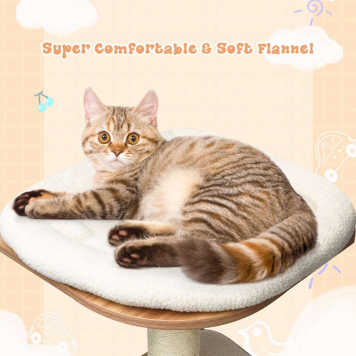 Easy-assembly cat tower offers climbing, scratching, resting, and decorative benefits for homes