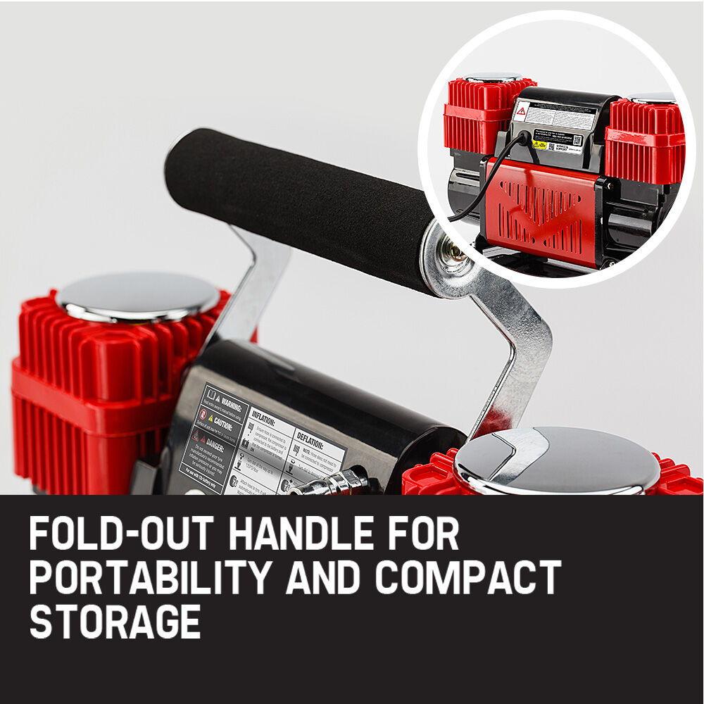 Compact 12V Air Compressor with 300L/min Flow and 150PSI for Off-Road Vehicles