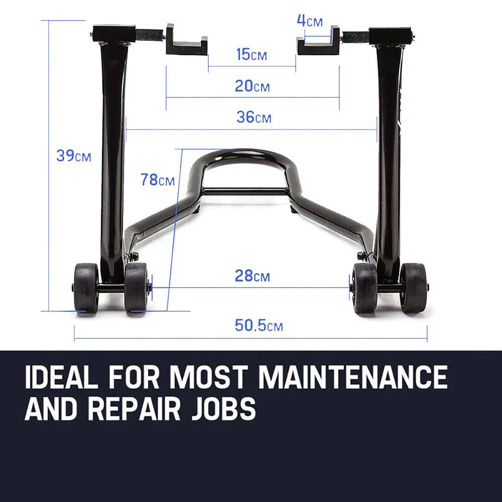 Heavy-Duty Motorcycle Stand with 0.81m Steel Frame and 200kg Capacity