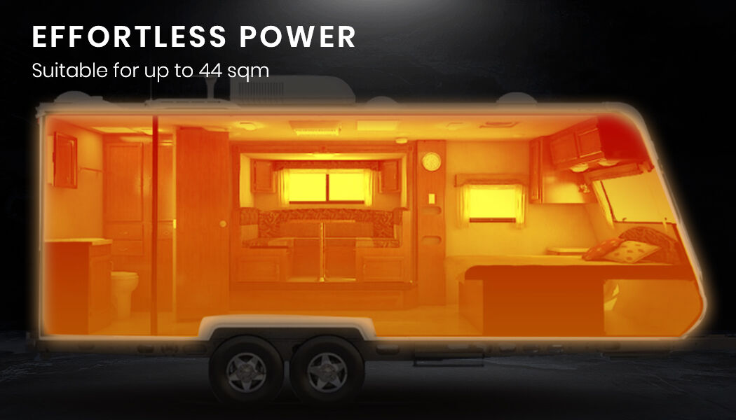12V 5kW Diesel Air Heater for RVs, Caravans & Boats - Efficient & Quiet