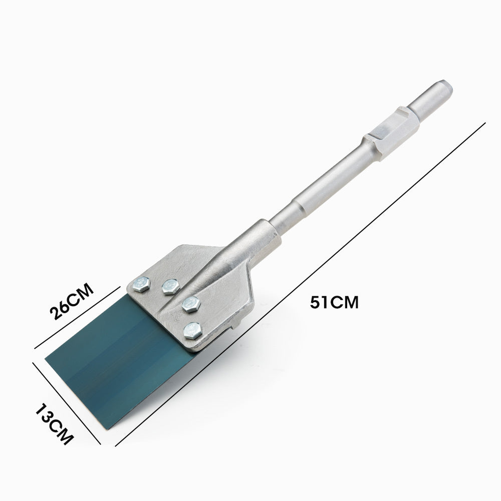 30mm Hex Jack Hammer Floor Scraper Chisel Bit - 0.13m Wide Blade