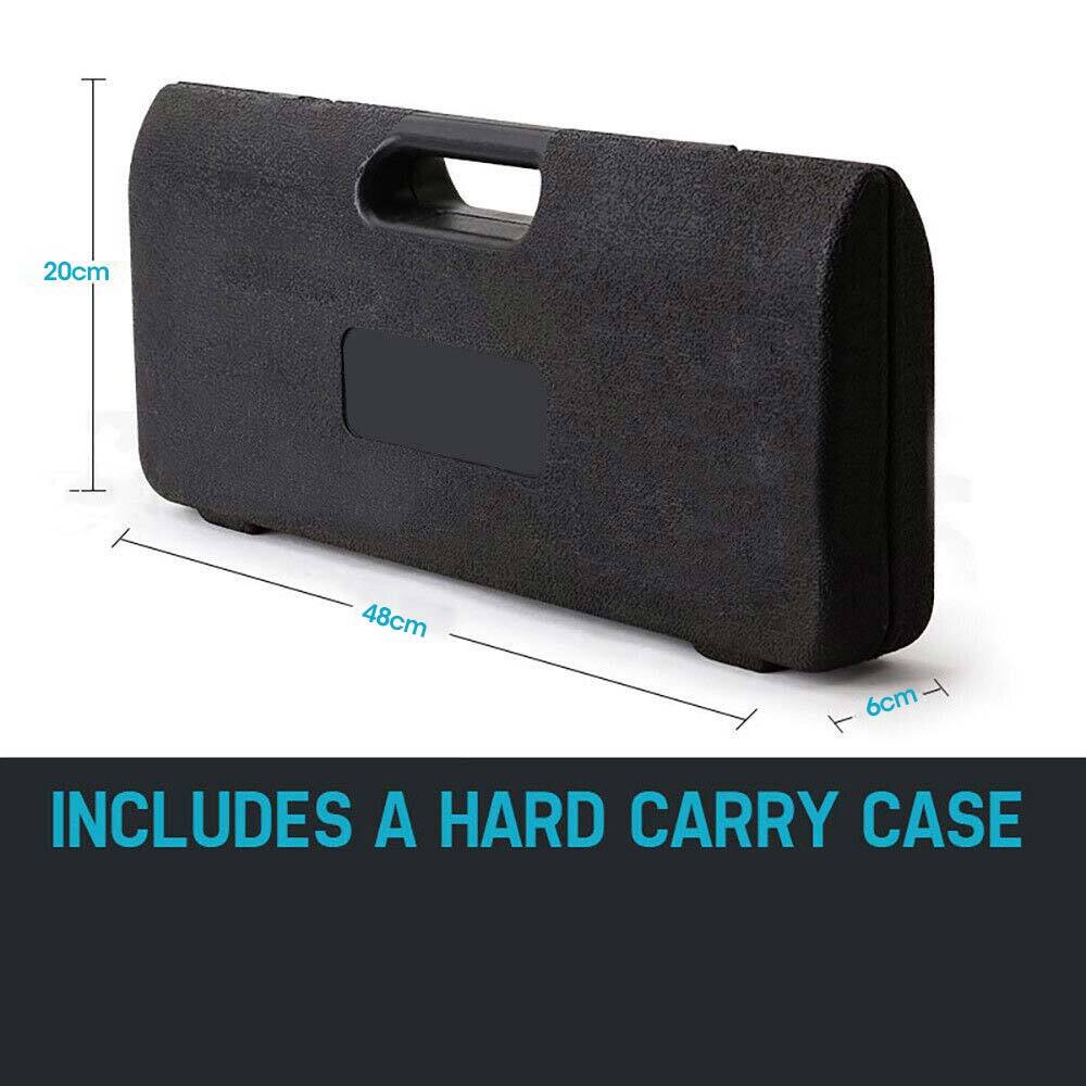 140mm Square-Tipped Jackhammer Chisel with 0.44m Length and Carry Case