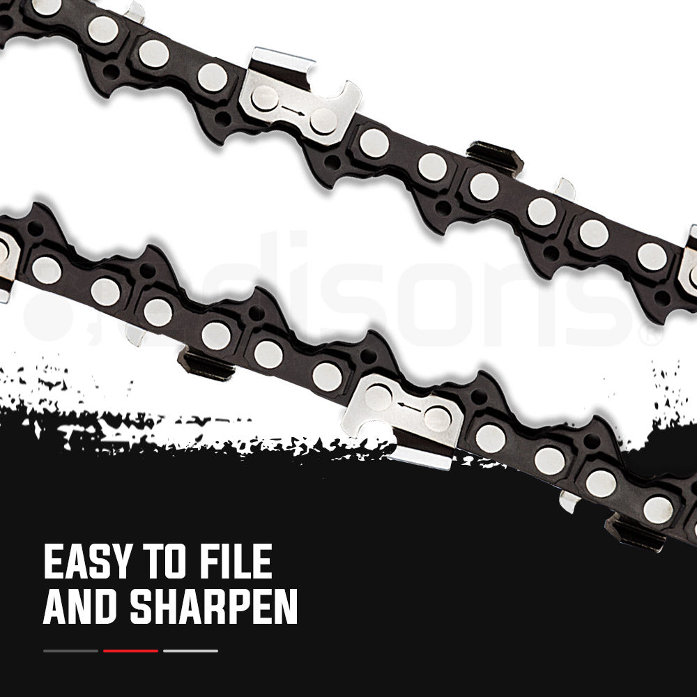 22m Premium Chainsaw Chain Replacement with Tru-Sharp Technology, 86 Links