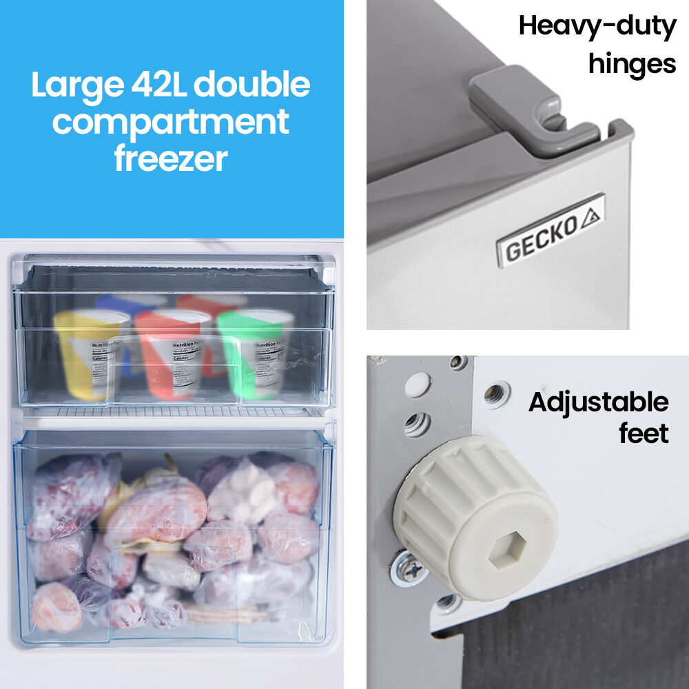 119L Portable Fridge Freezer, 12V/24V/240V for Motorhome and Caravan, Silver