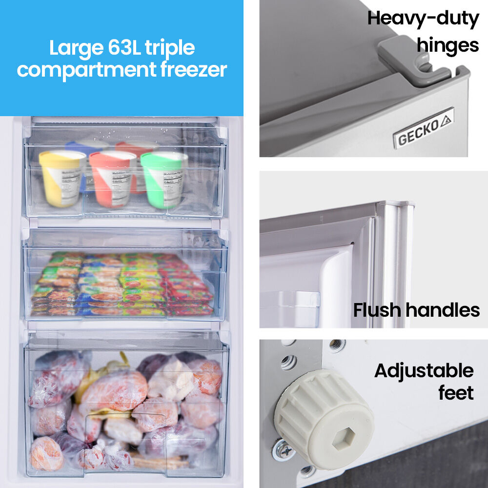 160L Portable Upright Fridge/Freezer, 12V/24V/240V for RVs and Cabins, Silver
