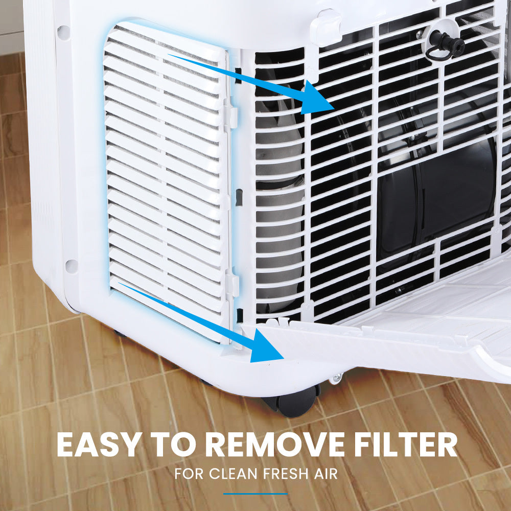 2.9kW Portable Air Conditioner & Heater with Dehumidifier for 22 sqm Rooms