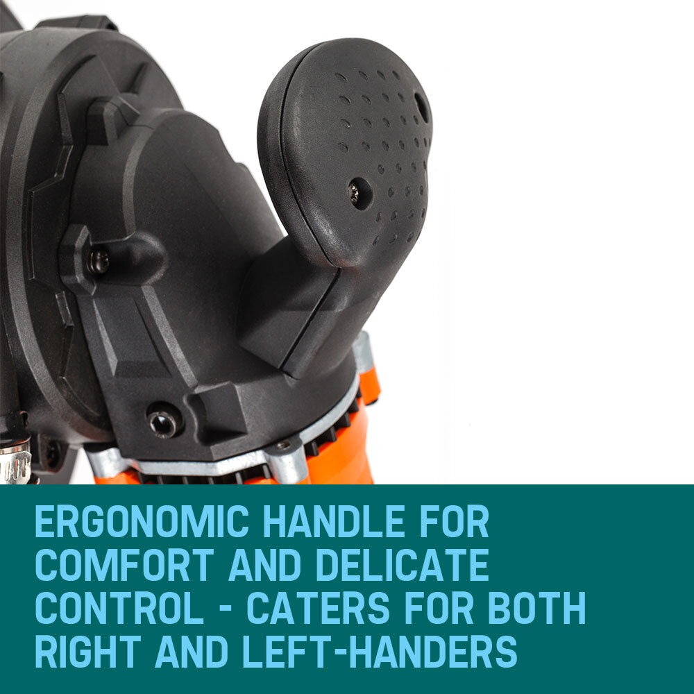 1800W Drywall Sander & Vacuum System with 0.23m Discs, Lightweight 2.8kg