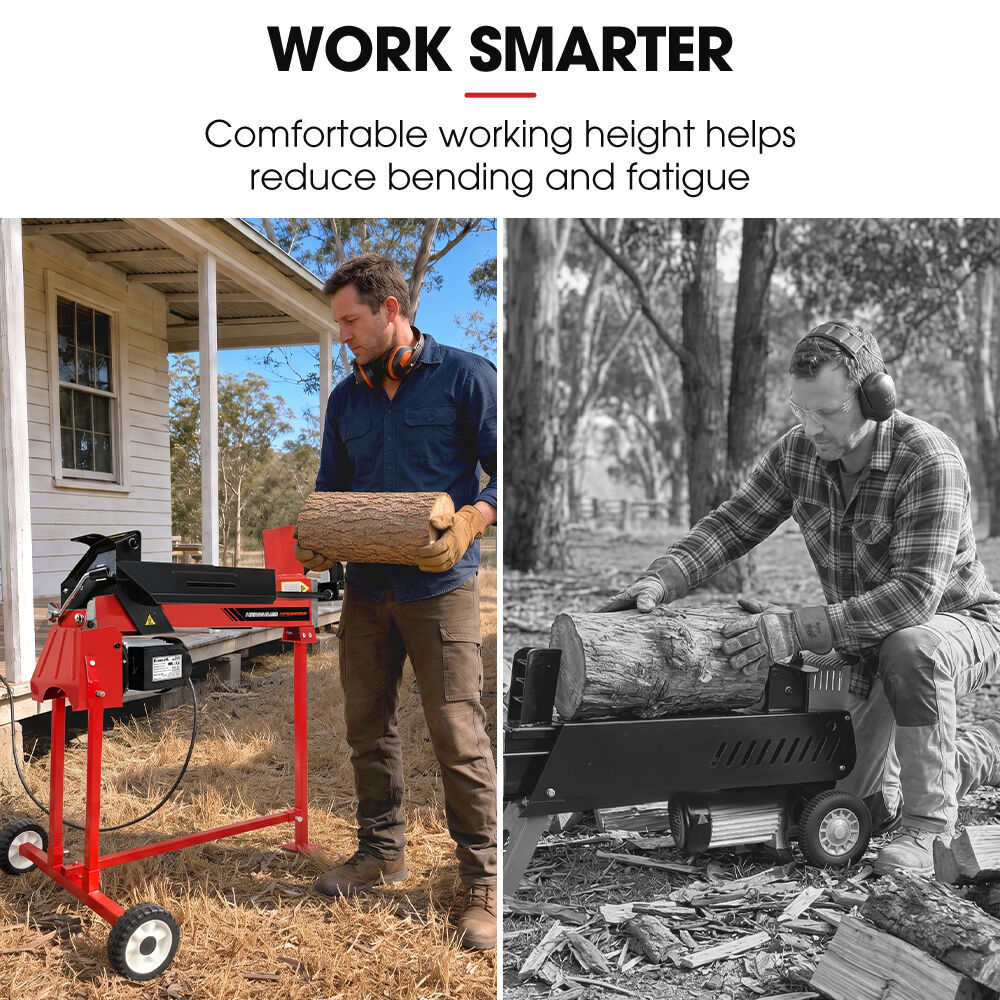 Stand for HPS2600E and HPS3200E Log Splitter, 735mm Raised Work Platform, Powder-Coated Steel Support Base, Heavy-Duty Frame