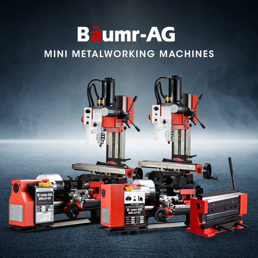 Compact Metal Brake Press & Shear - Manual Bender with Adjustable Angles