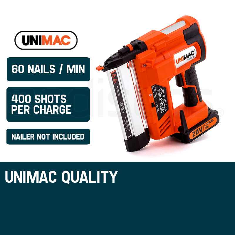 20V Lithium Ion Rechargeable Battery for Cordless Nail Gun, 0.5 kg