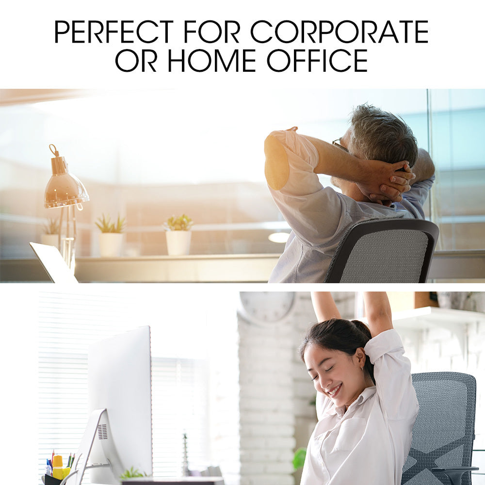 Ergonomic Office Chair with Mesh Fabric, Adjustable Recline, 120kg Capacity