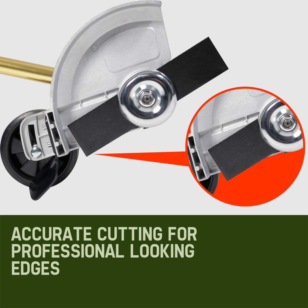 Garden Trimmer Edger Attachment for Precise Lawn Edging - Fits Square Spline Tools