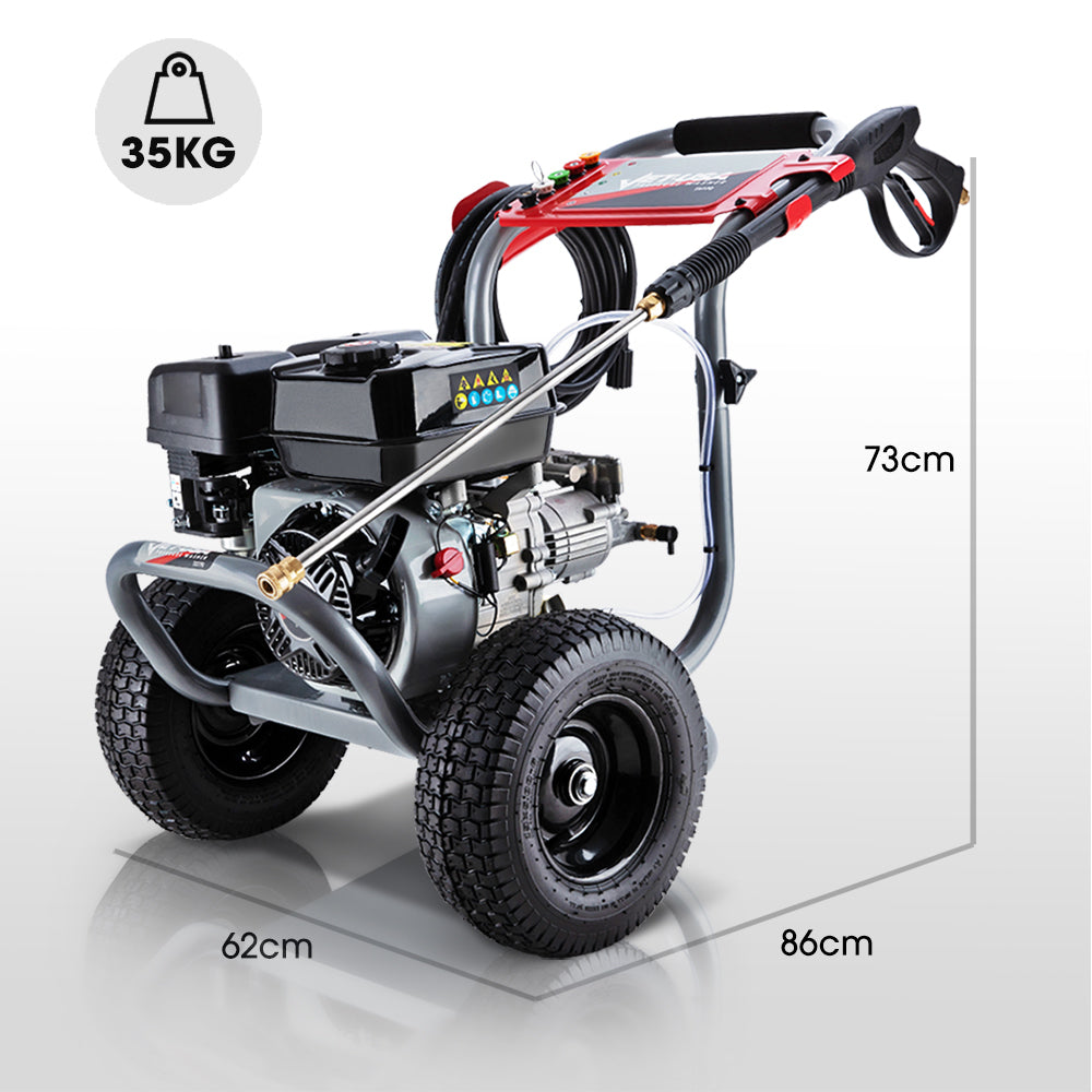 Petrol Pressure Washer with 30m Hose and Drain Cleaner - Ultimate Edition