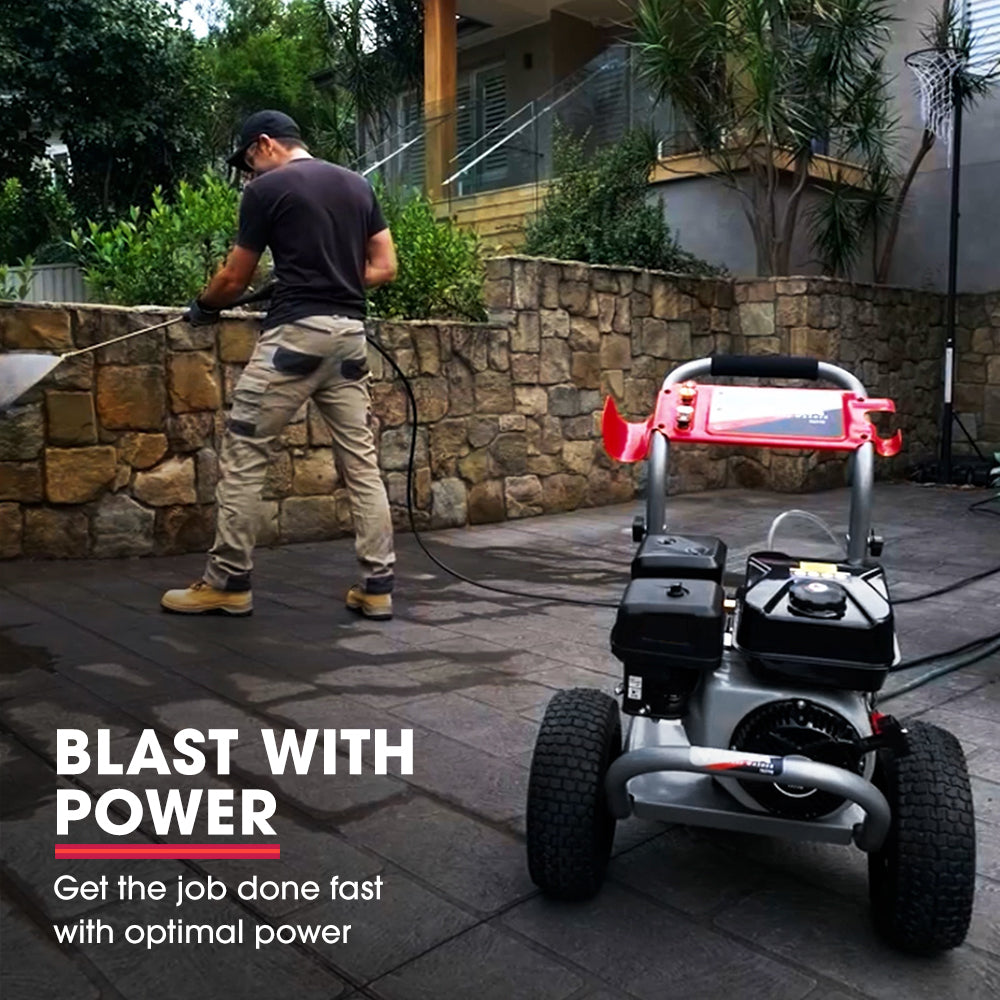 Petrol Pressure Washer with 30m Hose and Drain Cleaner - Ultimate Edition