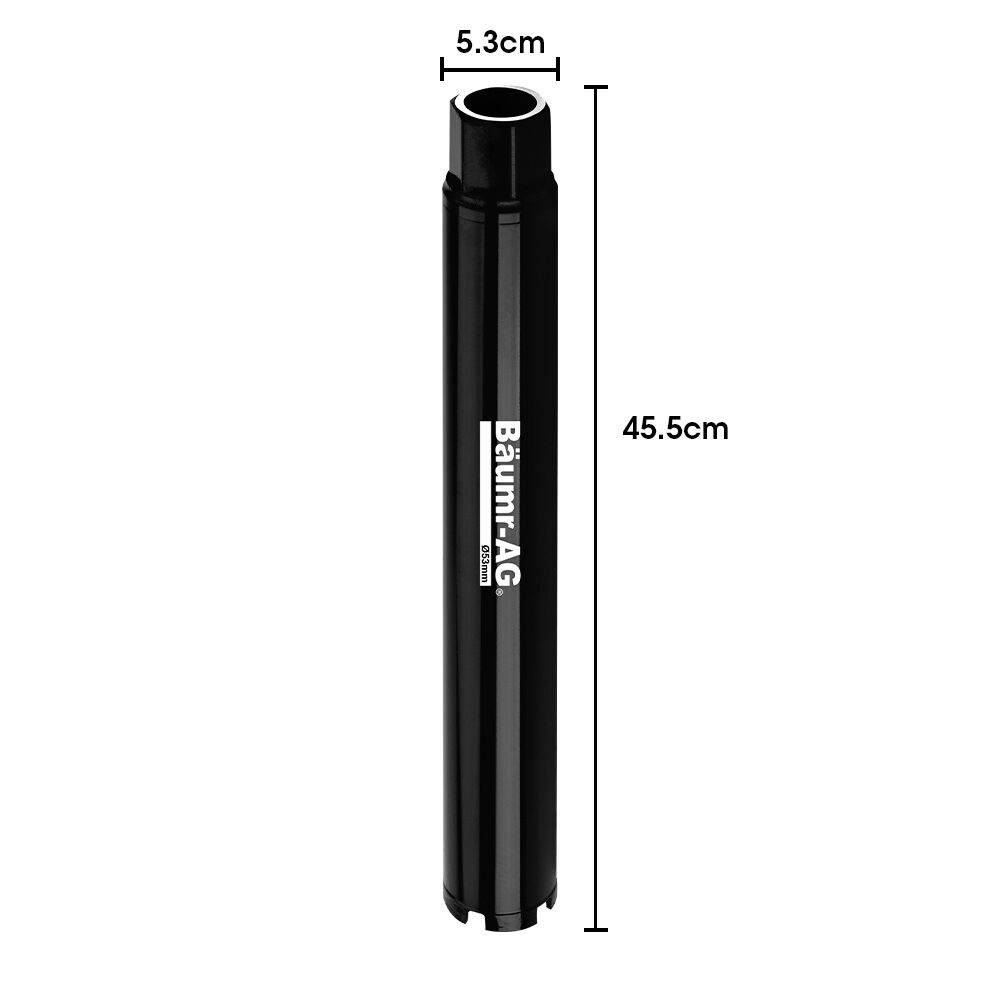 53mm Diamond Core Drill Bit for Concrete, Marble, and Masonry - 1.25 UNC