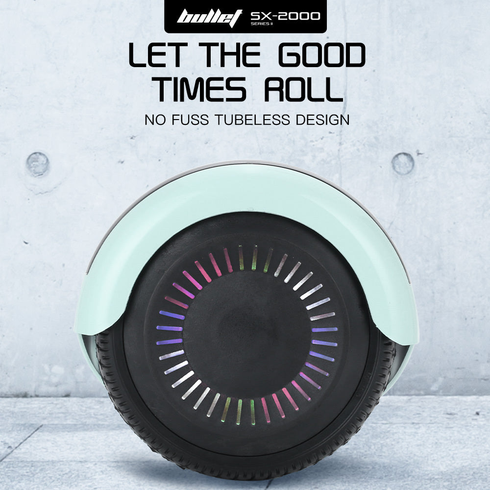 SX-2000 Hoverboard: 500W, Self-Balancing, LED Lights, 6.5m Wheels, 12 km/h