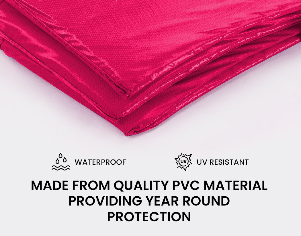 16m Trampoline Safety Pad with Waterproof UV Resistant Cover, Pink