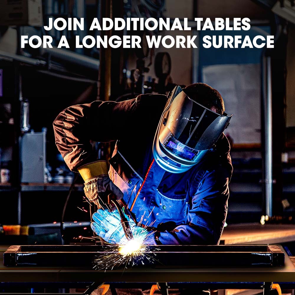 Adjustable Welding Table 150kg Capacity, Height & Angle Adjustable, Corrosion Resistant