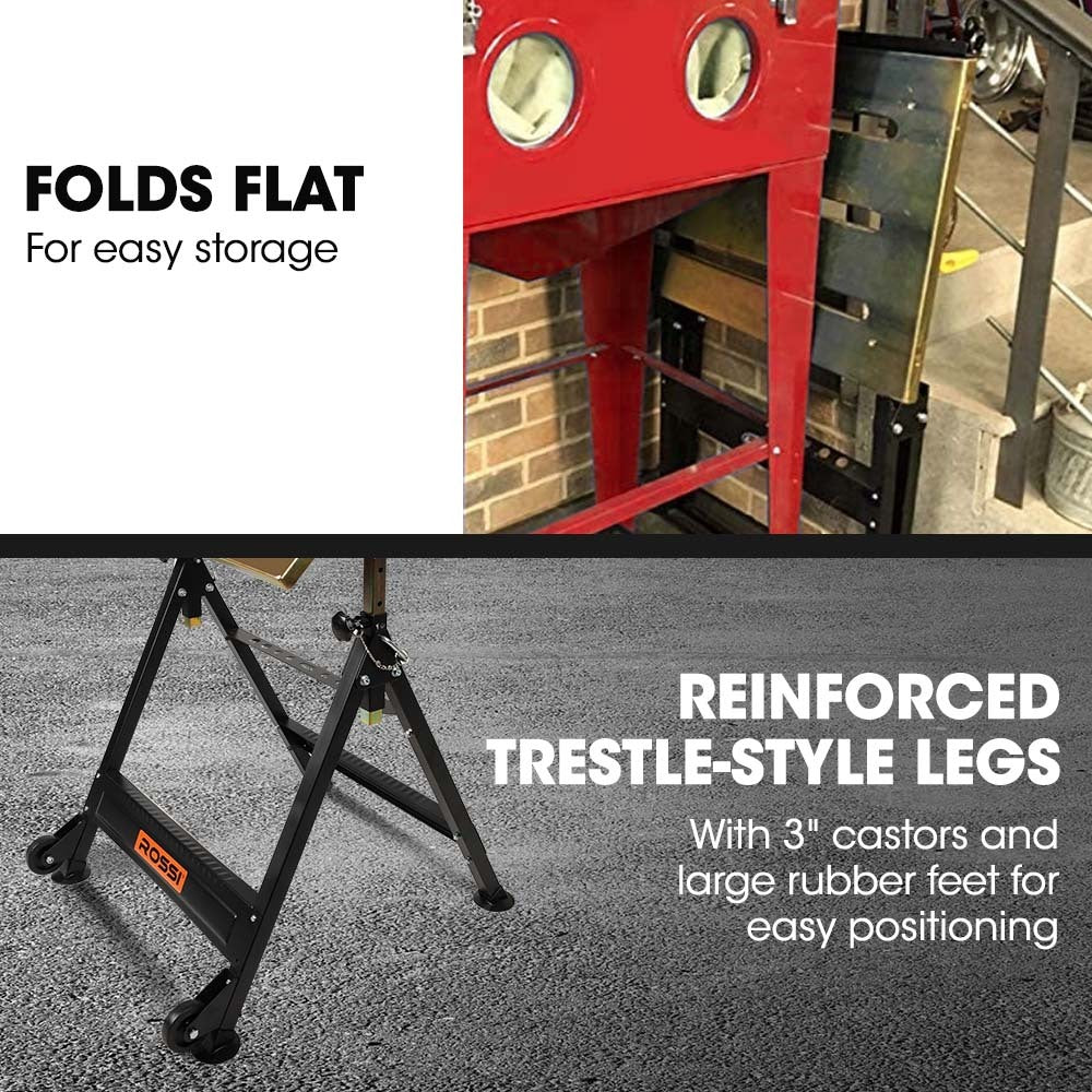 Adjustable Welding Table 150kg Capacity, Height & Angle Adjustable, Corrosion Resistant