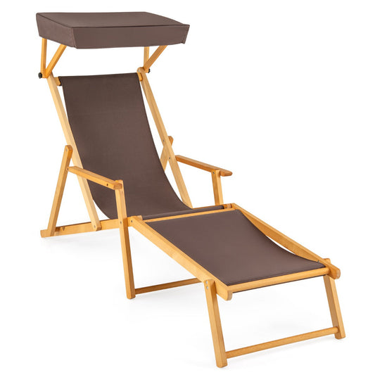 Adjustable backrest offers four height positions for sunbathing, reading, and resting