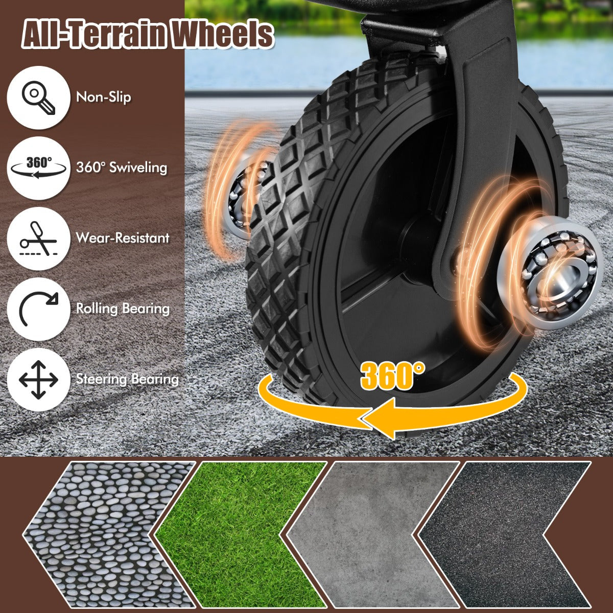 Portable collapsible wagon combines spacious storage, convenient folding and durable outdoor construction