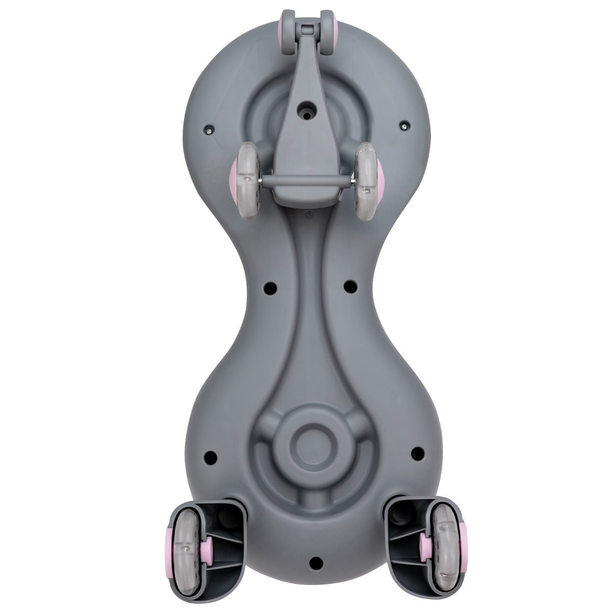 High Bounce Wiggle Car for Kids Swing Car Indoors and Outdoors-Pink