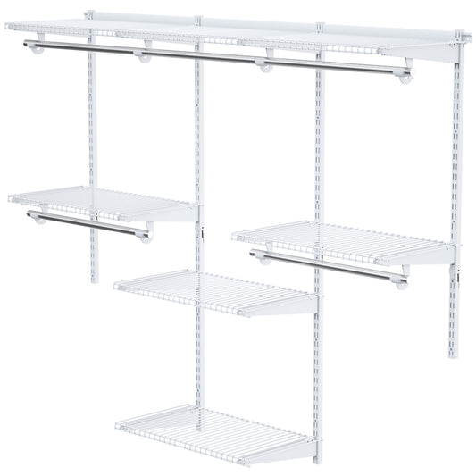 Costway Custom Closet Organizer System with Shelves for Bedroom