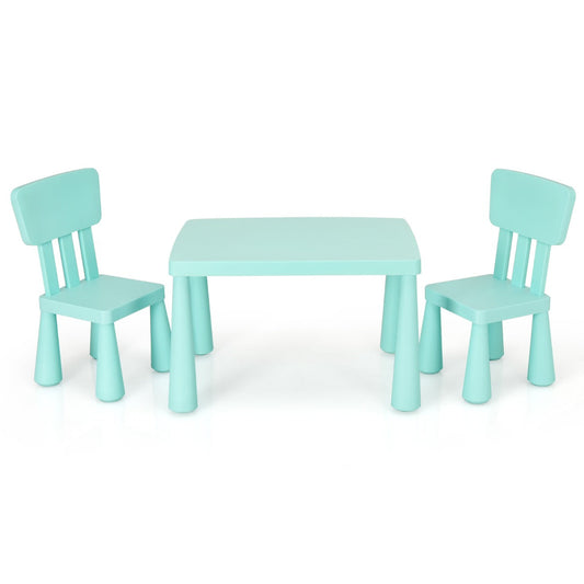 Spacious children's table with rounded edges and a smooth surface for safer everyday activities