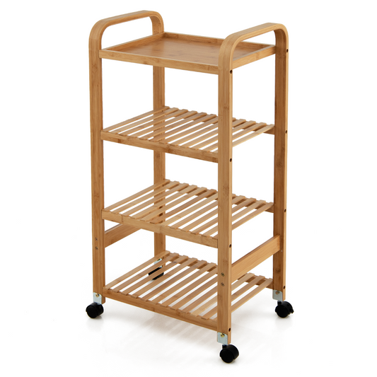 Solid bamboo construction offers durable everyday use with a warm natural finish