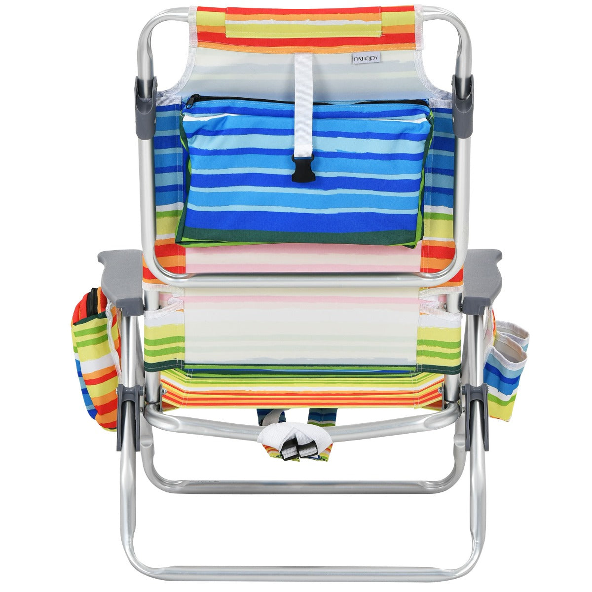 Two portable camping chairs let friends or family relax comfortably during outdoor activities