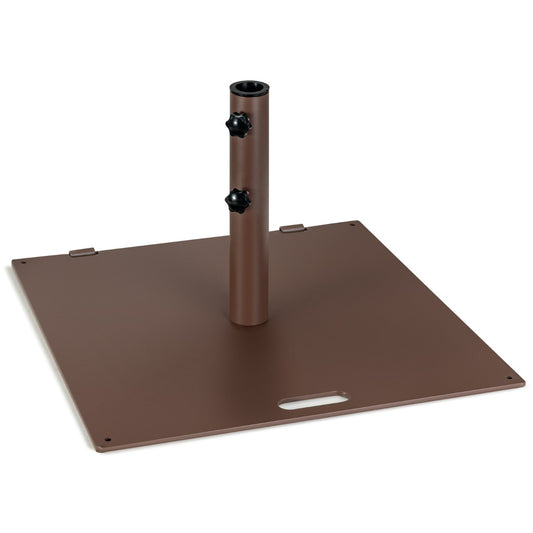 Outdoor Umbrella Stand with Rolling Wheels and Handle