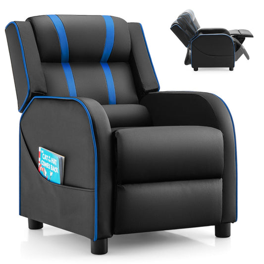 Multipurpose children's armchair supports reading, gaming, television watching, snacking and napping