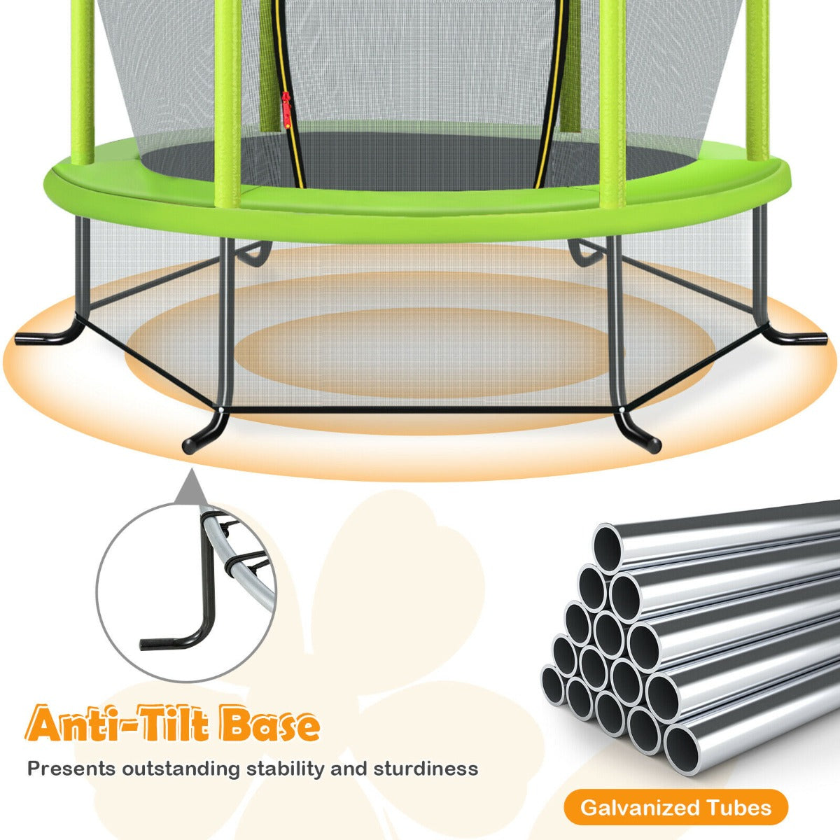 Elastic PP jumping mat helps children practice jumping, balance, coordination, and fitness