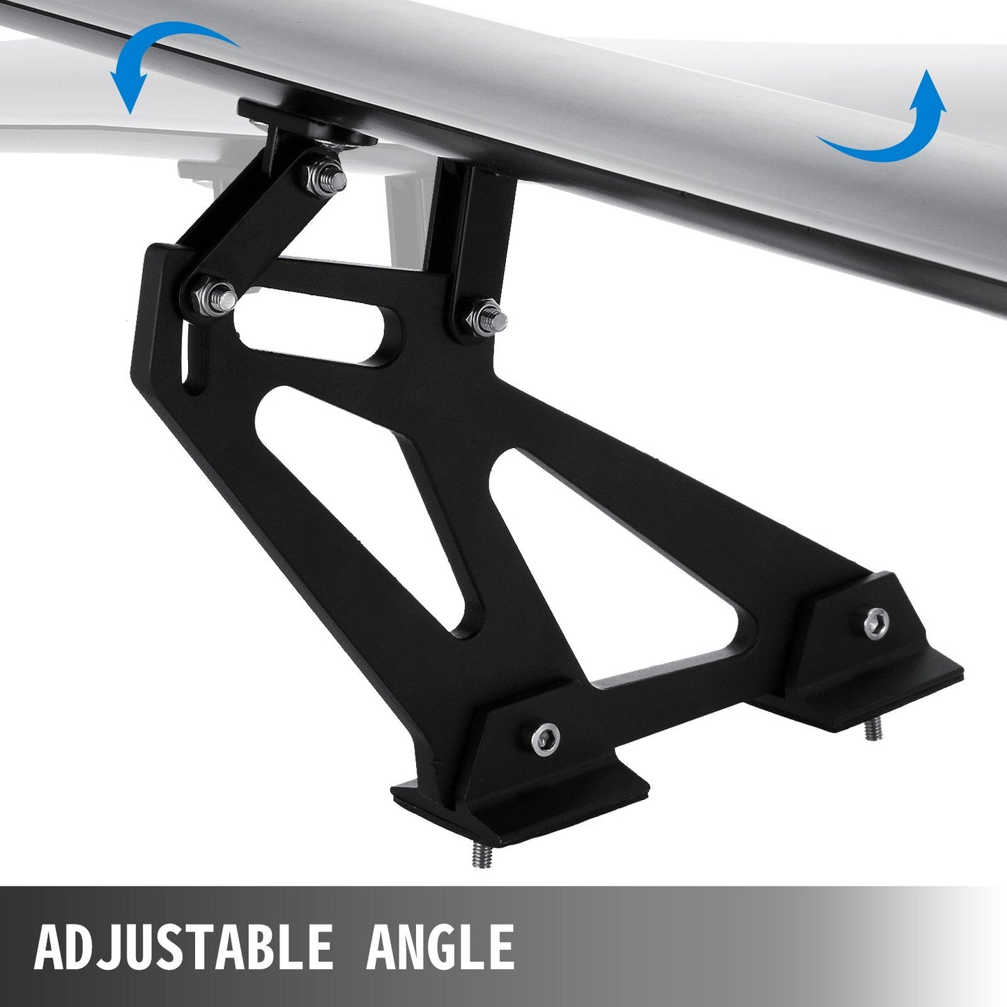 Adjustable Universal 1.1m GT Wing Car Spoiler - Lightweight Aluminum Alloy