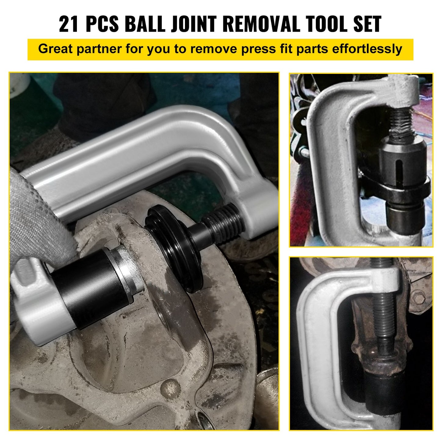VEVOR 21Pcs Ball Joint Kit Deluxe Auto Repair Ball Joint Removal Tool Installing