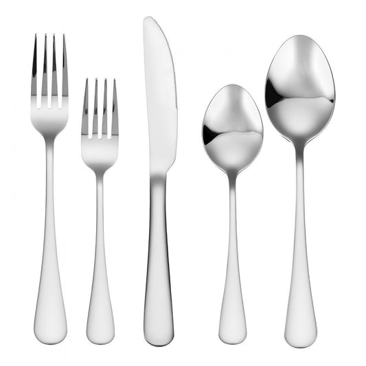 VEVOR 30-Piece Silverware Set Stainless Steel Cutlery Flatware Utensils for 6