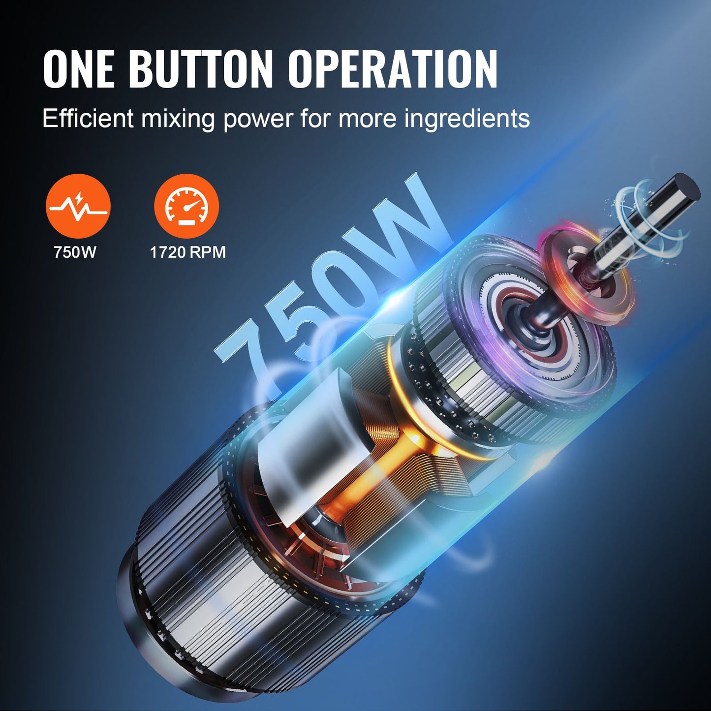 VEVOR Food Processor & Vegetable Chopper, 7 Quart, 1720RPM Food-Grade Stainless