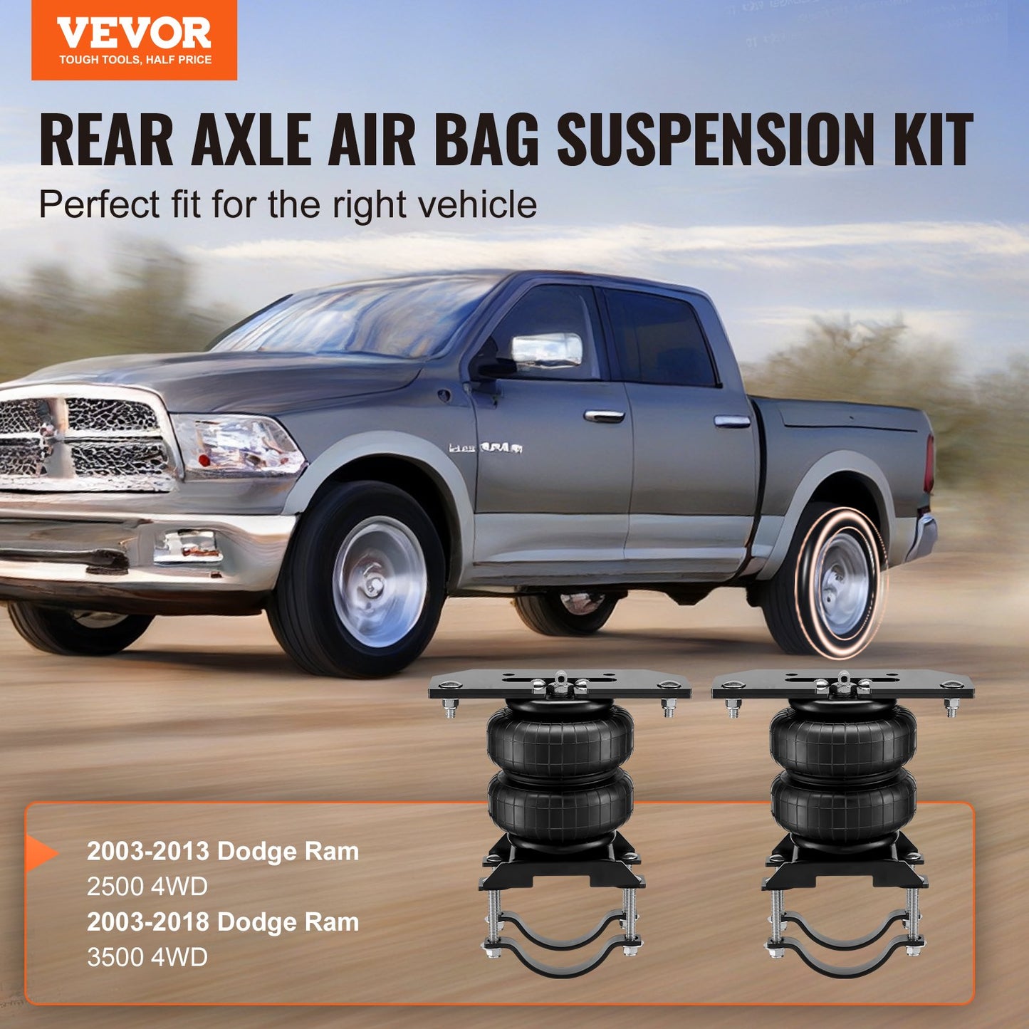 VEVOR Air Bag Suspension Kit, Air Springs Suspension Bag Kit Compatible with 2003-2013