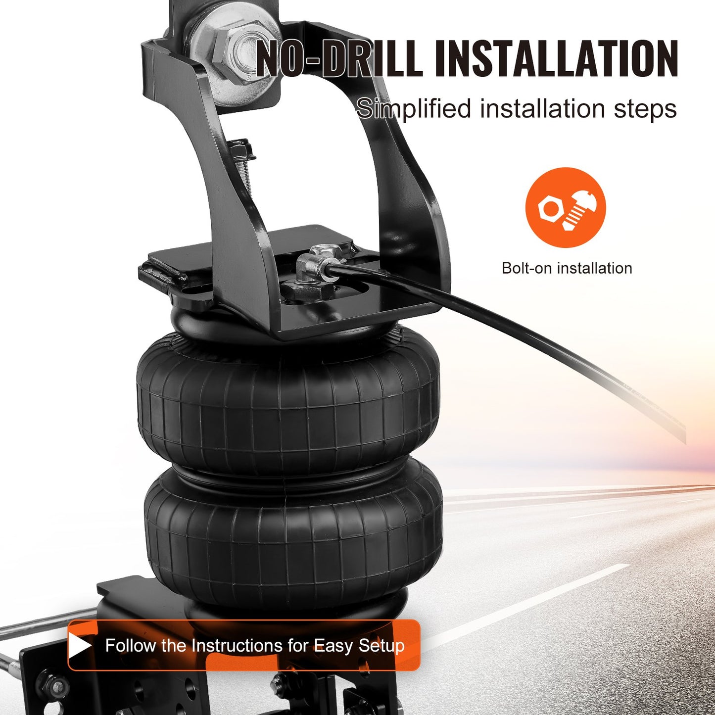 VEVOR Air Bag Suspension Kit, Air Springs Suspension Bag Kit Compatible with 1999-2004