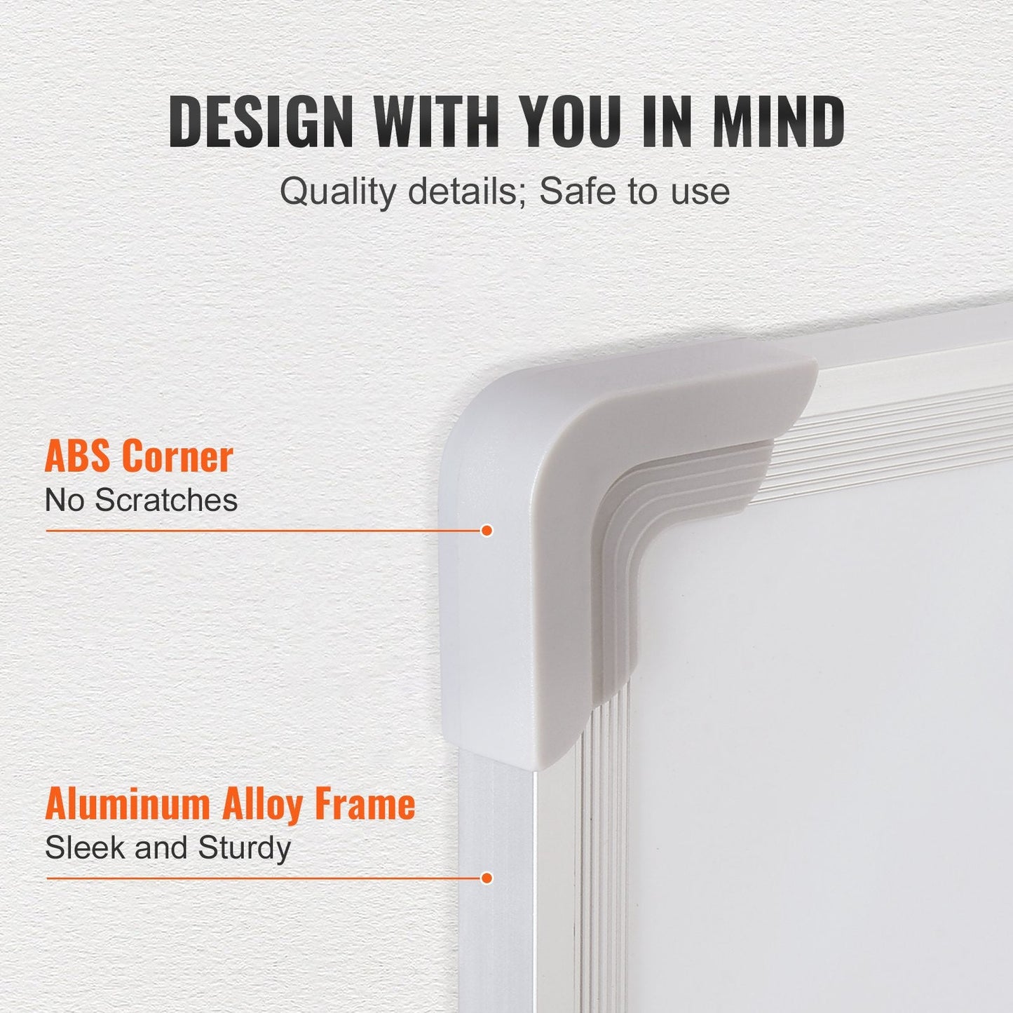 Magnetic Dry Erase Board 0.6m x 0.45m for Office with Accessories