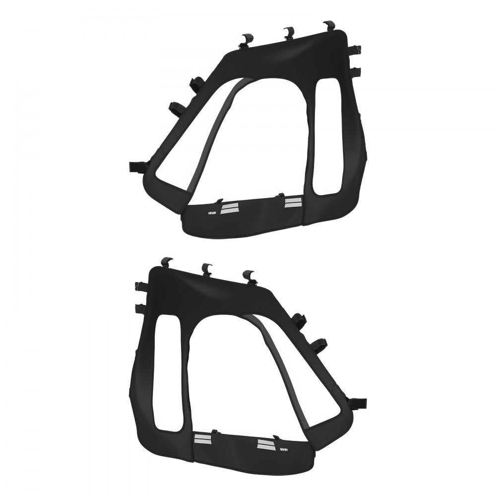 VEVOR UTV Cab Enclosure Upper Doors for Polaris RZR XP 1000/XP Turbo 2014-2023