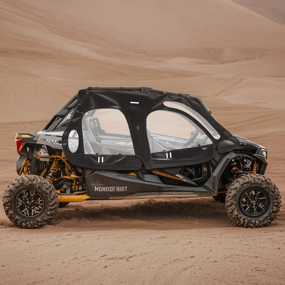 UTV Cab Enclosure Upper Doors Set for Polaris RZR XP4 1000/Turbo 2014-2023