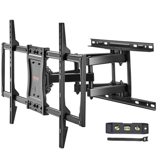 VEVOR Full Motion TV Mount Fits for Most 37-75 inch TVs, Swivel Tilt Horizontal