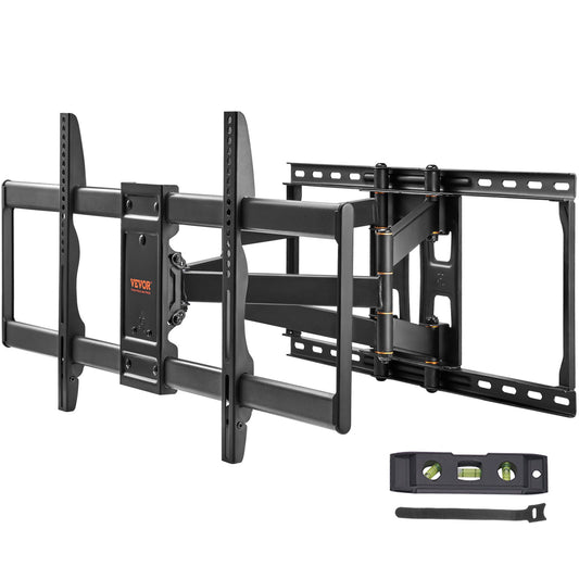 VEVOR Full Motion TV Mount Fits for Most 37-90 inch TVs, Swivel Tilt Horizontal