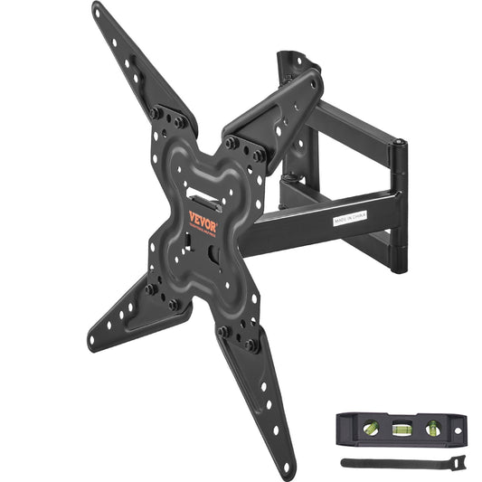 VEVOR Full Motion TV Mount Fits for Most 26-55 inch TVs, Swivel Tilt Horizontal