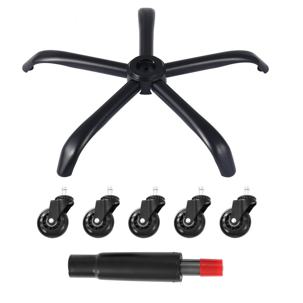 VEVOR Office Chair Base Replacement 710mm Swivel Chair Base 1134kg 100mm Stroke