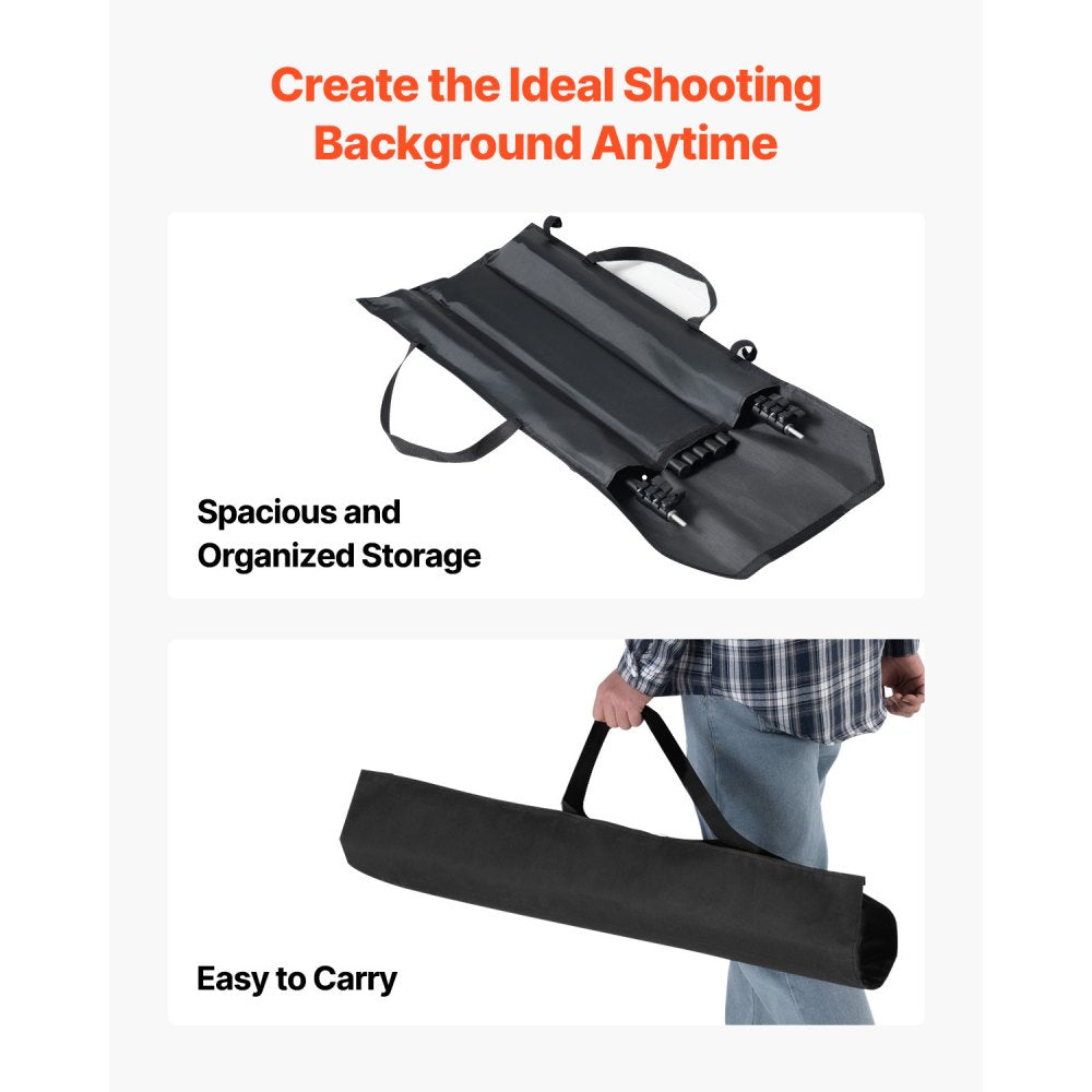 Backdrop Stand Background Stand Kit 198 x 300 cm for Party & Photo Studio