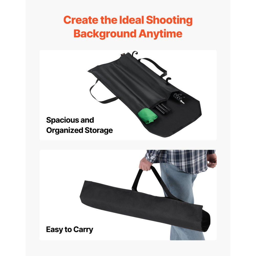 VEVOR Backdrop Stand Background Stand Kit 154 x 198 cm for Party & Photo Studio