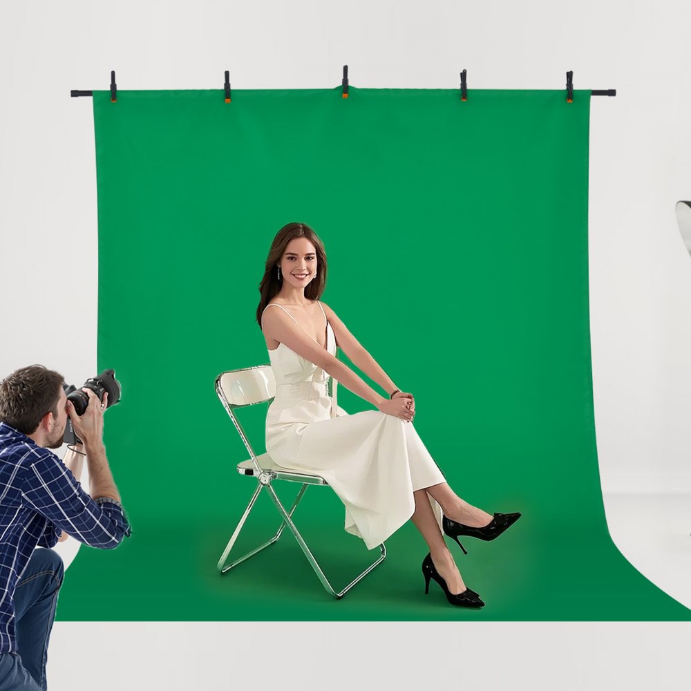 VEVOR Backdrop Stand Background Stand Kit 154 x 198 cm for Party & Photo Studio
