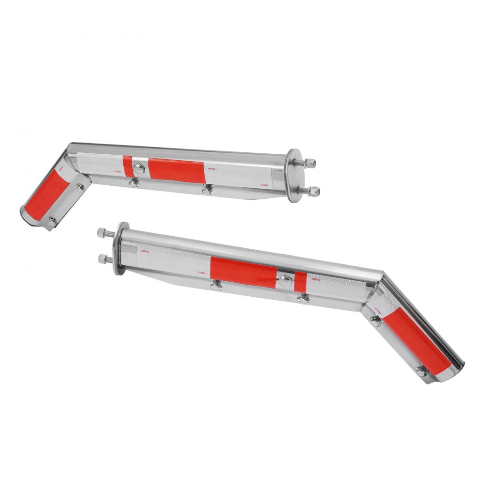 VEVOR Stainless Steel Angled Spring Loaded Mud Flap Hanger for Semi Truck 63.5mm